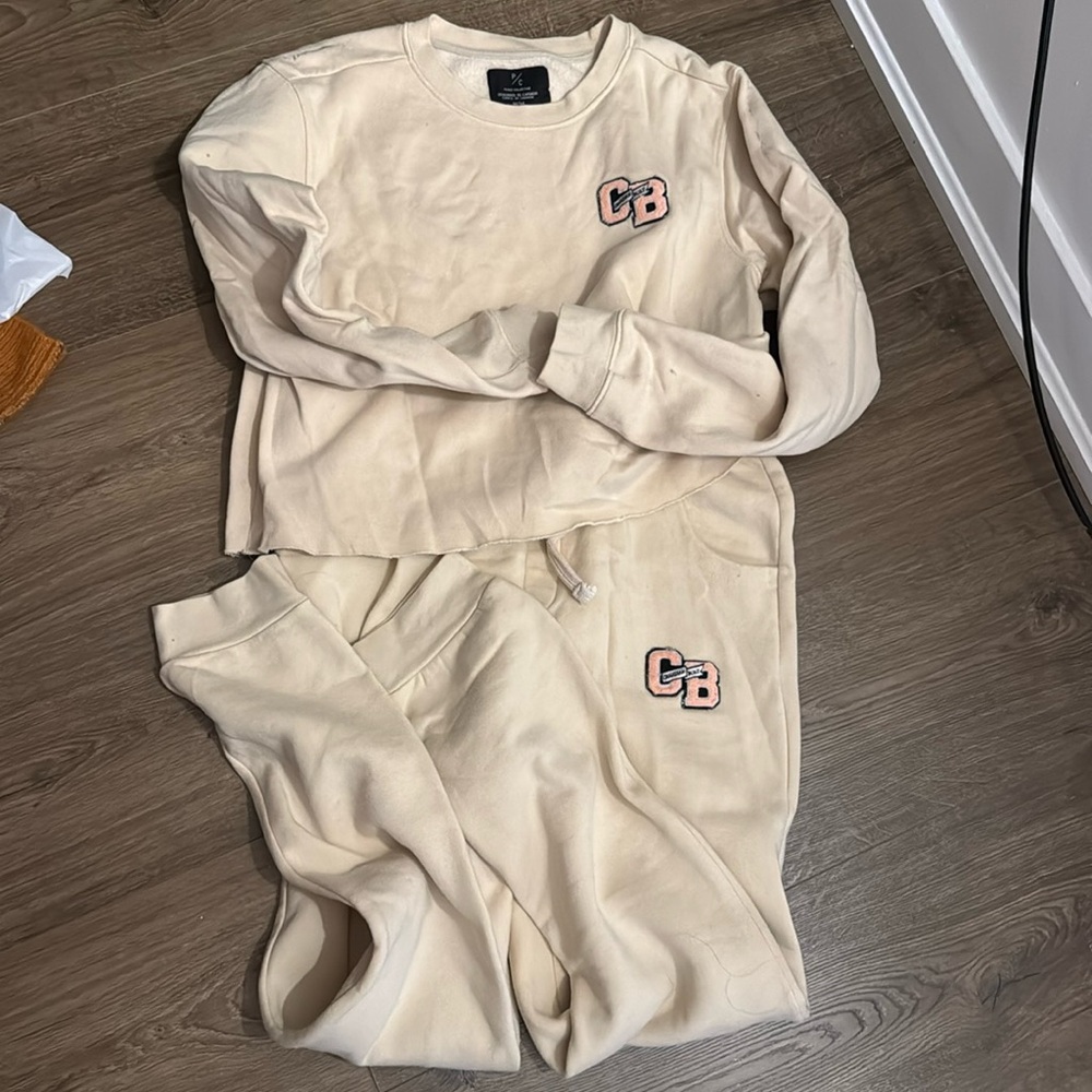 Matching sweat suit